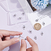 10Pcs Brass Ear Nuts KK-UN0004-78P-4