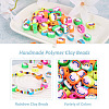 Fashewelry 100Pcs 5 Style Handmade Polymer Clay Beads FIND-FW0001-33-5