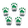 Alloy Enamel European Beads MPDL-T005-003-RS-2