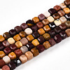 Natural Mookaite Beads Strands G-T141-69-4