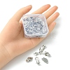 50Pcs Iron Clip-on Earring Settings IFIN-YW0003-03-4
