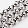 Non-Tarnish 304 Stainless Steel Rolo Chains X-STAS-M032-42P-5.7mm-1