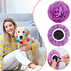 8Pcs 8 Colors Polyester Flower Ornament Accessories DIY-GF0010-64A-3