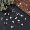 64Pcs 8 Style Alloy Pendant Sets FIND-AR0001-34-2