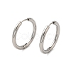 Tarnish Resistant 304 Stainless Steel Hoop Earrings EJEW-P177-P-24-1