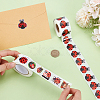 2 Rolls 2 Styles PVC Self Adhesive Stickers STIC-PH0001-08-3