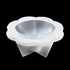 Flower DIY Silicone Candle Cup Molds DIY-P078-06-7