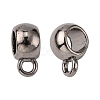 Tibetan Style Alloy Tube Bails LS-TIBEP-LFH251Y-B-FF-3