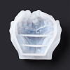 DIY 3D Double Hand Ashtray Statue Silicone Molds DIY-C065-01-4