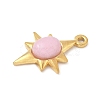 Dyed Synthetic Rose Quartz Pendants LS-STAS-R162-05G-02-1-2