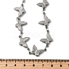304 Stainless Steel Link Chain Necklaces NJEW-Q033-01A-P-3