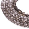 Natural Smoky Quartz Beads Strands G-R475-031-3