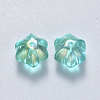 Transparent Spray Painted Glass Beads GLAA-S190-005A-04-2