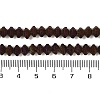 Electroplated Natural Lava Rock Beads Strands G-A234-F02-01F-4