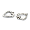 Non-Tarnish 304 Stainless Steel Hammered Pendants STAS-P279-09P-2