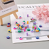 Handmade Polymer Clay Beads CLAY-CD0001-02-5
