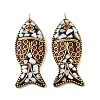 Handmade Polymer Clay Indonesia Big Pendants PY-CBAAA14-02C-02-1