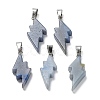 Natural & Synthetic Mixed Gemstone Pendants G-C057-01P-2