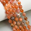 Natural Red Botswana Agate Beads Strands GG-CBA3921-B12-8mm-1