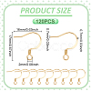 120Pcs Brass Earring Hooks KK-UN0004-54-3