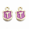 Alloy Enamel Charms ENAM-T012-03T-RS-2