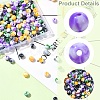 320Pcs 4 Colors Opaque Acrylic Beads SACR-YW0001-68-3