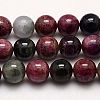 Natural Tourmaline Beads Strands X-G-G446-6mm-03-1
