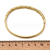 304 Stainless Steel Crystal Rhinestone Hinged Cuff Bangles for Women SA-CBA61B8-08G-5