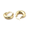 Rack Plating Brass Chunky Hoop Earrings for Women EJEW-G288-35F-G-2