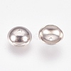 Non-Tarnish Apetalous 201 Stainless Steel Bead Caps STAS-L205-13E-2