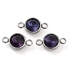 Glass Connector Charms GLAA-G018-P15-1