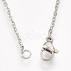 Non-Tarnish 201 Stainless Steel Pendant Necklaces NJEW-T009-JN064-1-45-3
