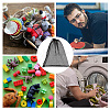 Polyester Mesh Drawstring Storage Bags ABAG-WH0044-49C-7