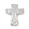 Alloy Textured Religion Cross Links Connector Charms FIND-Z127-01P-04-1