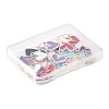 24Pcs 12 Colors Rack Plating Alloy Enamel Charms ENAM-FS0002-75-6