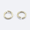 Brass Open Jump Rings KK-G331-08-3x0.5-NF-2