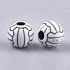 Craft Style Acrylic Beads X-MACR-T023-18-2