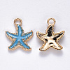 Alloy Enamel Pendants ENAM-S121-023-M-2