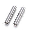 Tarnish Resistant 304 Stainless Steel Bayonet Clasps STAS-F108-12P-4mm-1
