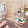 4 Spools Wooden Thread Holder DIY-WH0308-732-3