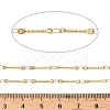 304 Stainless Steel Textured Bar Link Chains CHS-H116-01A-G-3