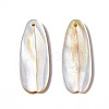 Natural Yellow Shell Pendants SHEL-N026-160B-2