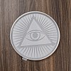 Eye of Providence/All-seeing Eye DIY Silicone Statue Mold AJEW-D052-02-4