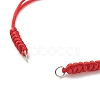 Adjustable Nylon Braided Cord Bracelet Making Accessories AJEW-JB01097-3