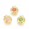 Alloy Cat Eye Pendants PALLOY-G261-01-G-1