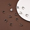 Tarnish Resistant 304 Stainless Steel Snap on Bails STAS-R048-13x9mm-6