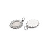 304 Stainless Steel Pendant Enamel Settings LS-STAS-N097-199-2