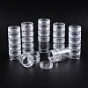 Plastic Bead Storage Containers with Lids and 30PCS Mini Storage Jars C020Y-3