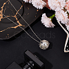 Anti-Tarnish 1Pc Rhodium Plated 925 Sterling Silver Empty Bead Cage Pendants STER-BBC0005-71P-4