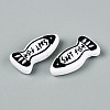 Printed Opaque Resin Beads RESI-N043-22C-2